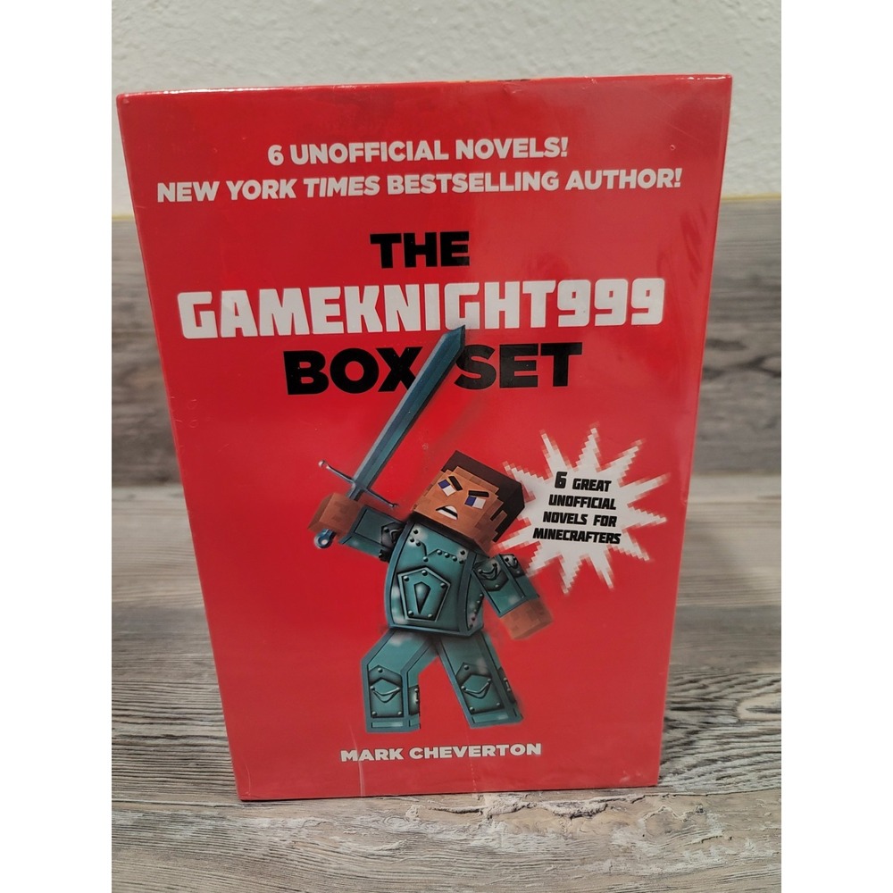 NEW sealed box set Minecraft's Adventures 6 new books Game knight 999